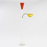Italian floor lamp in lacquered metal, circa 1960