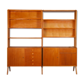 Wooden Library by Frantisek Jirak for Tatra Nabytok, 1960
