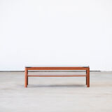 Scandinavian coffee table in teak 112cm
