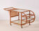 Bar Cart in Bamboo & Rattan, 1950s Denmark