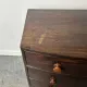 Antique Mahogany Bow Front Chest of 3 Drawers Georgian c1800-1830 Splay Fee