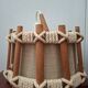 Scandinavian suspension in braided rope