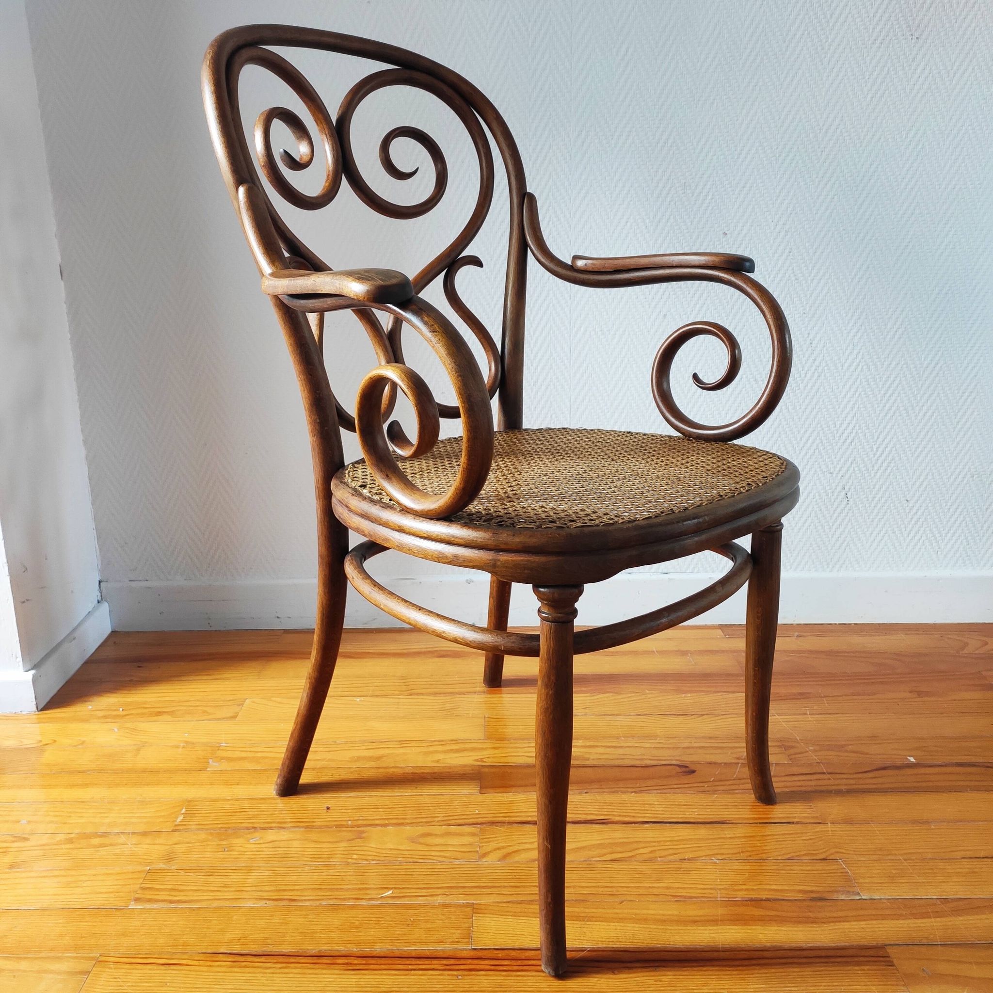 Thonet armchair late 19th century