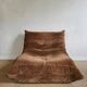 Togo velvet armchair