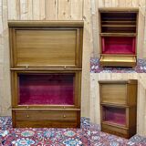 Mahogany and oak desk display cabinet from the MD brand, manufactured in the 1960s - removable