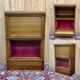 Mahogany and oak desk display cabinet from the MD brand, manufactured in the 1960s - removable