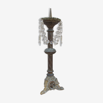 Pique old candle bronze and brass tassels