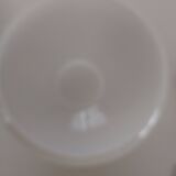 Opaline white globe