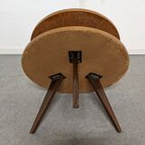 Round tripod coffee table from the 50s/60s