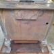 Cook old tile faience metal structure