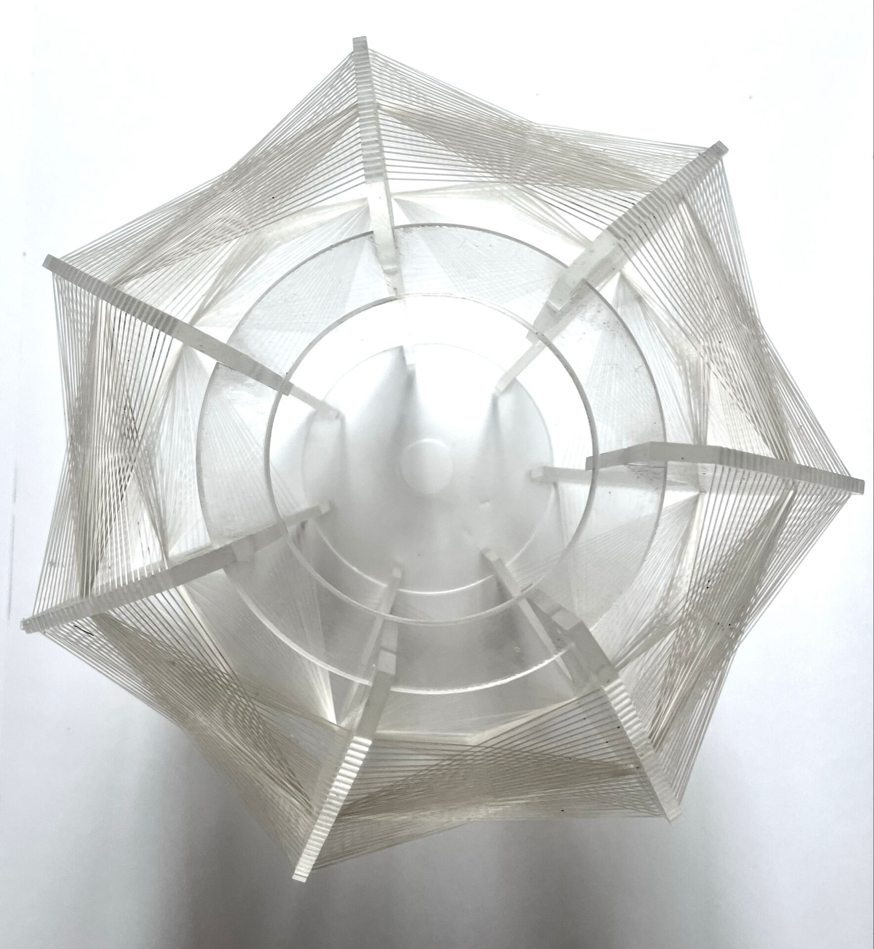 Perspex Pendant Lamp by Paul Secon, 1970’s