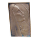 Plaque bronze de la vierge marie par max le verrier