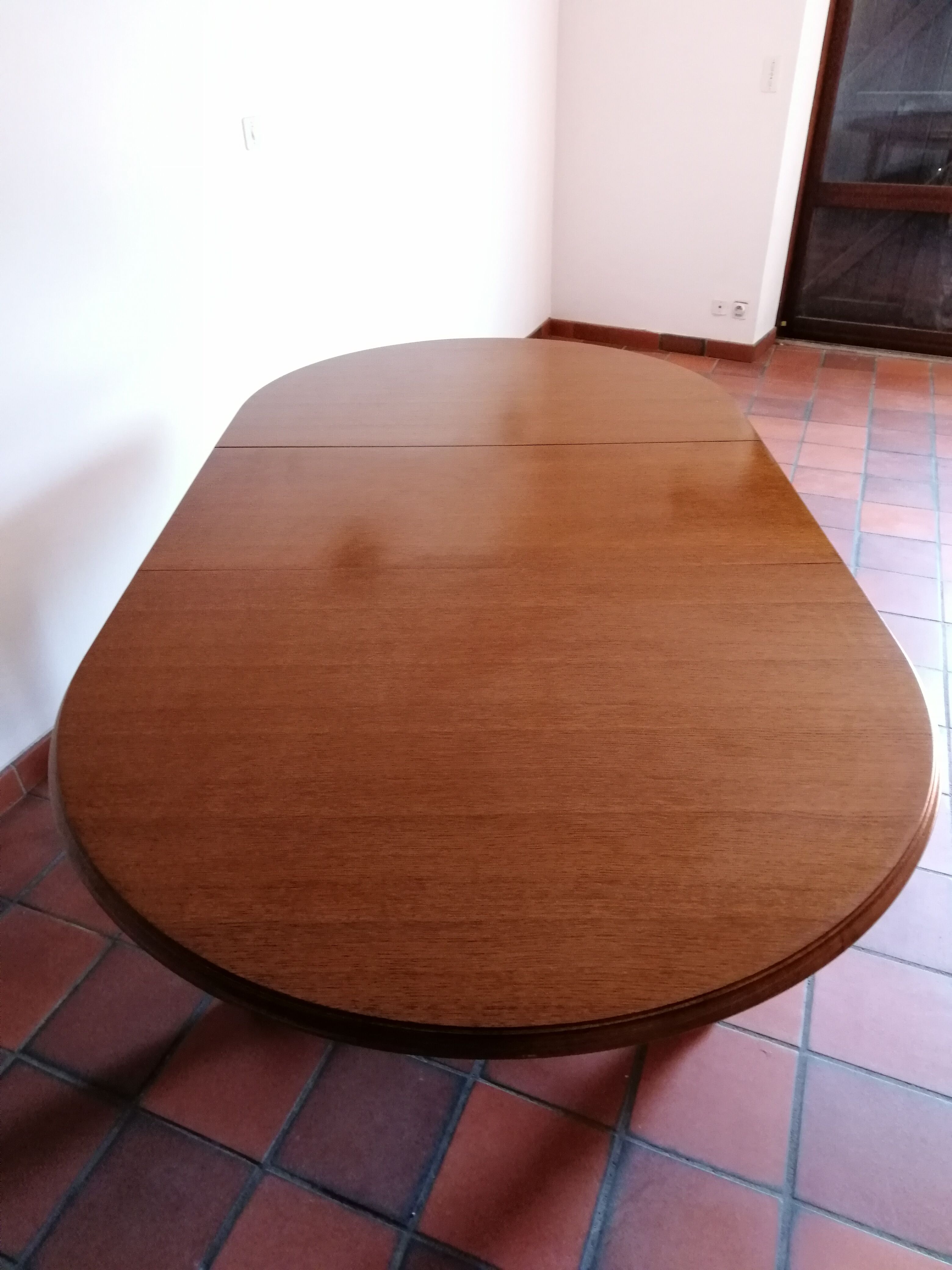 Solid wood dining table