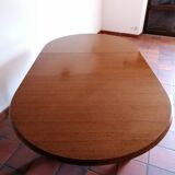Solid wood dining table