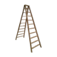 Double painter's step ladder antique