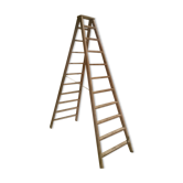Double painter's step ladder antique