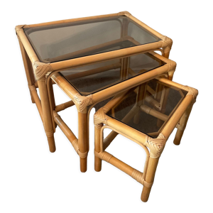 Trio de tables gigognes