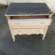 Ancienne commode noir et grise