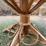 Round chestnut table