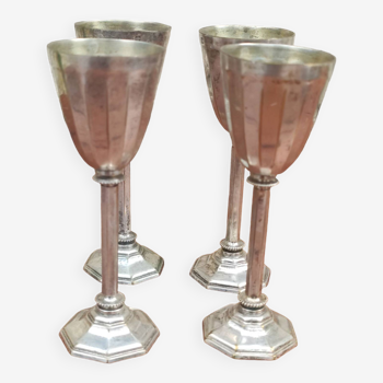 Vintage champagne flutes