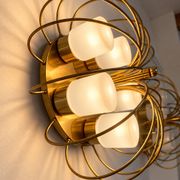 Large pair of Space Age wall lights from the 50s/60s.