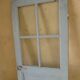 Old door blue patina