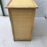 Rattan chest of drawers
