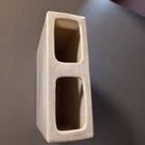 Vintage cracked ceramic vase