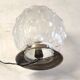 Art Deco style ceiling or table lamp in glass and aluminum - mid-20th century