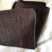 Linen case HC 180x150 purple brown