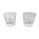 Christofle, box of 2 Eden Garden whisky glasses
