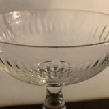 4 coupes à champagne en verre soufflé ancien, XIXème