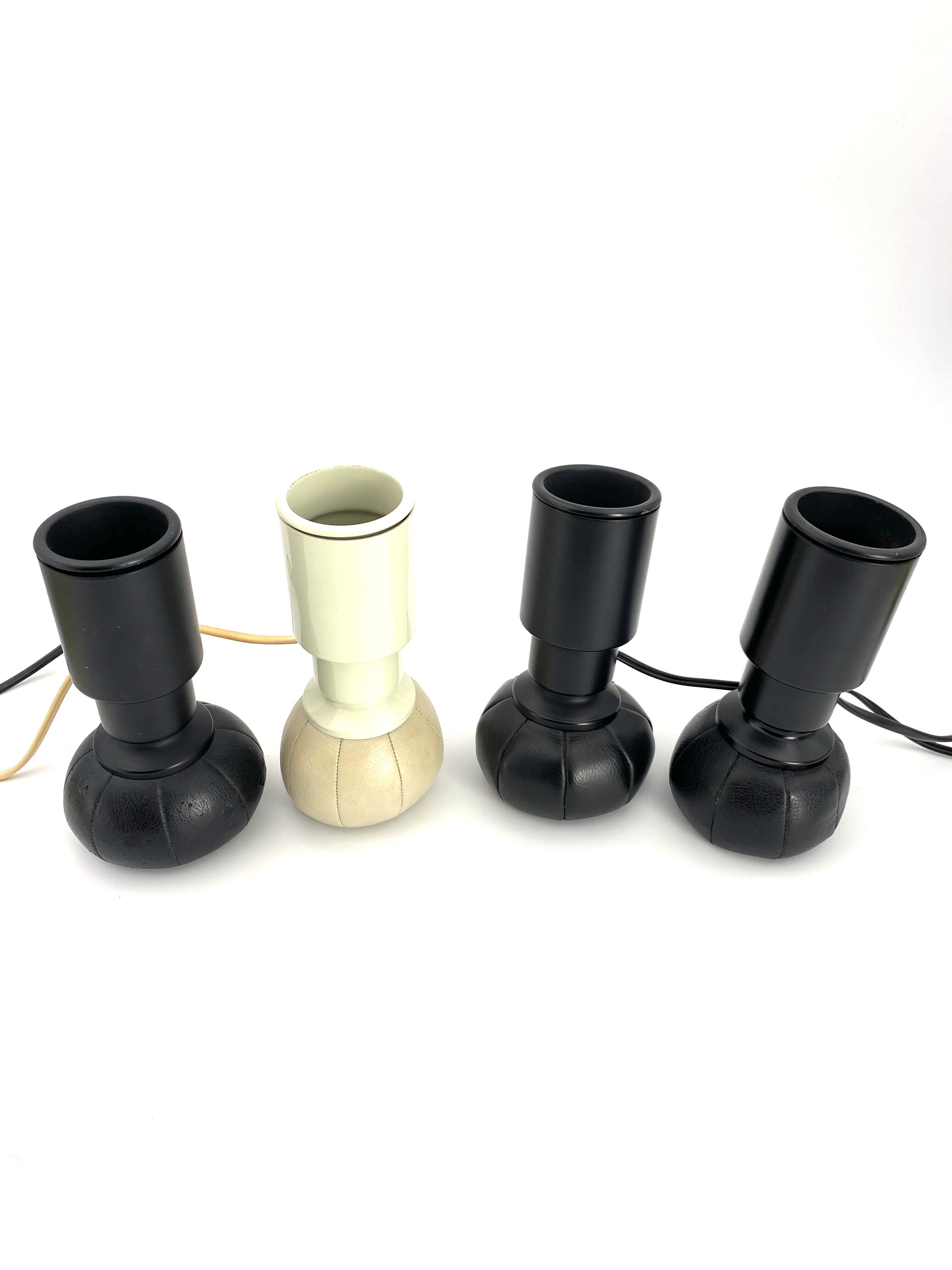 4 table lamps model 600/C by Gino Sarfatti for Arteluce , 1966