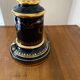 Lampe bleu et or style empire décor main