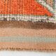 Tapis de couloir turc vintage rose et orange 3x10, 88x323 cm