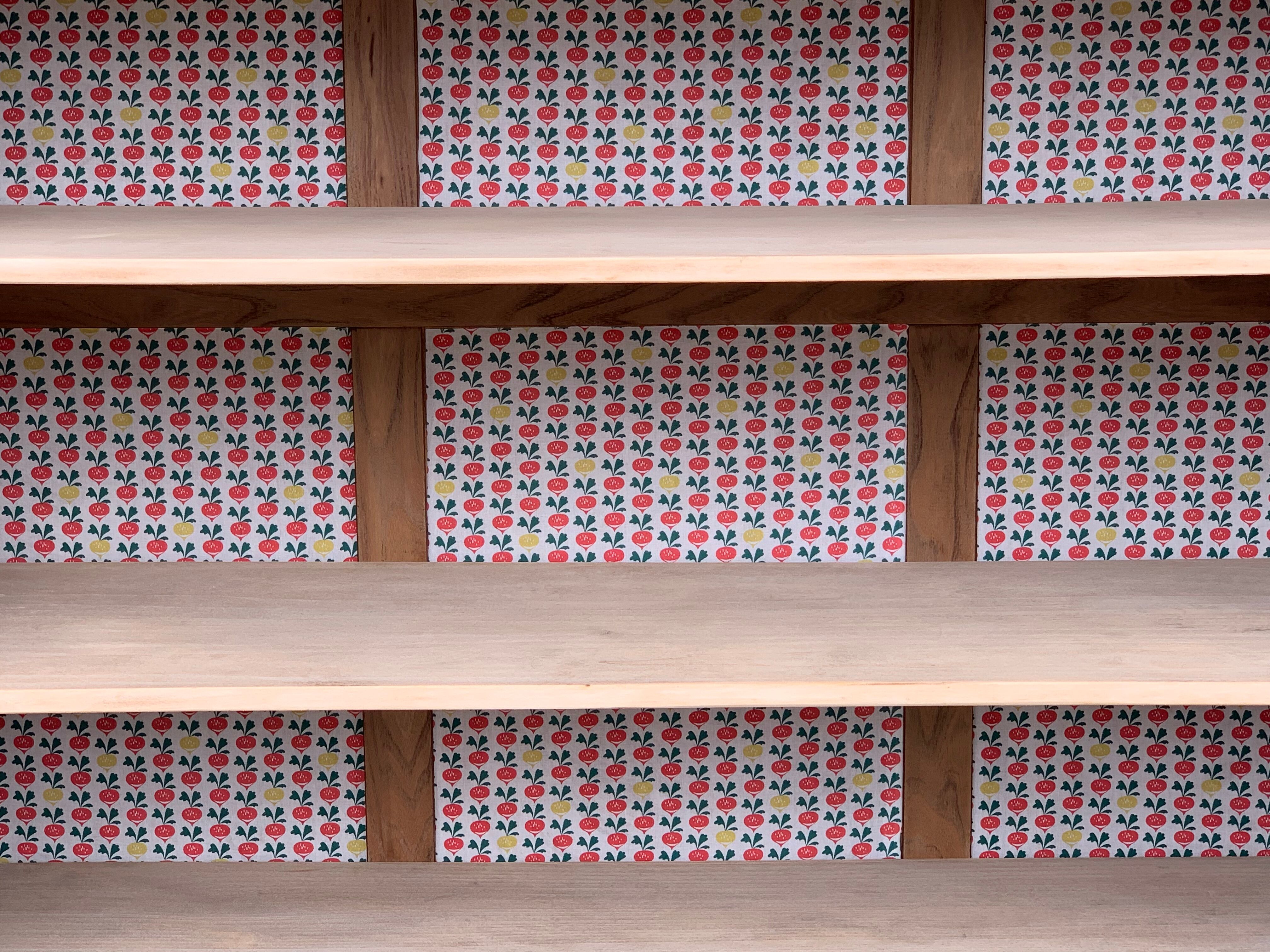 Parisian glazed wardrobe 1930 raw wood