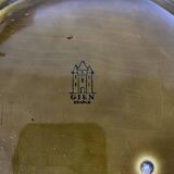 Plat serviteur en barbotine de Gien