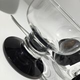 4 ice black standing cups or fruit salad