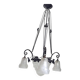 Degué 4-light Art Deco chandelier Width 62 cm Height 93 cm