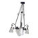Degué 4-light Art Deco chandelier Width 62 cm Height 93 cm