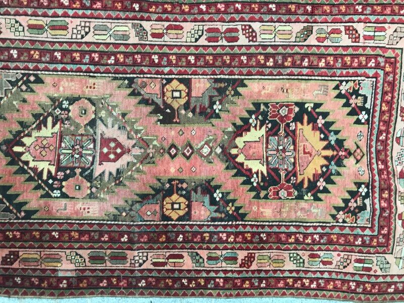 Carpet former caucasus karabakh 112 x 218 cm