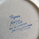 6 hollow plates Sarreguemines