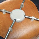 1st edition set of 4 'Lily' chairs in oak by Arne Jacobsen for Fritz Hansen, 1969