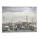 Mediterranean port landscape. Oil on canvas signed.