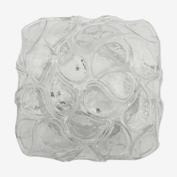 Square molded glass globe ceiling