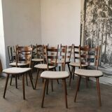 Set of 8 Hiller bistro chairs