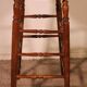 19th-century elm bar stool