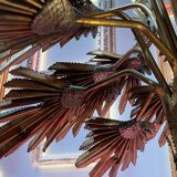 Lampadaire palmier vintage, Christian Techoueyres pour Maison Jansen