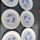 Lot de 6 assiettes italienne : Faenza C.B.M.