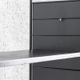 3-Bay shelving system in black by WHB, Germany, 1960’s